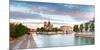 Notre Dame Cathedral on the Banks of the Seine River at Sunrise, Paris, Ile-De-France, France-null-Mounted Photographic Print