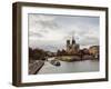 Notre Dame Cathedral on the Ile De La Cite, Paris, France, Europe-Julian Elliott-Framed Photographic Print