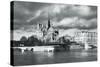 Notre Dame Cathedral on the River Seine, Paris, Ile De France, France, Europe-Markus Lange-Stretched Canvas