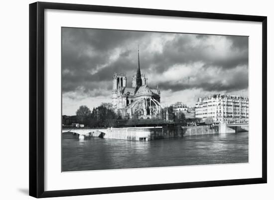 Notre Dame Cathedral on the River Seine, Paris, Ile De France, France, Europe-Markus Lange-Framed Photographic Print