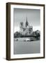 Notre Dame Cathedral on the River Seine, Paris, Ile De France, France, Europe-Markus Lange-Framed Premium Photographic Print