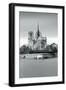 Notre Dame Cathedral on the River Seine, Paris, Ile De France, France, Europe-Markus Lange-Framed Premium Photographic Print