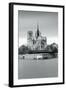 Notre Dame Cathedral on the River Seine, Paris, Ile De France, France, Europe-Markus Lange-Framed Photographic Print