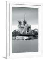 Notre Dame Cathedral on the River Seine, Paris, Ile De France, France, Europe-Markus Lange-Framed Photographic Print