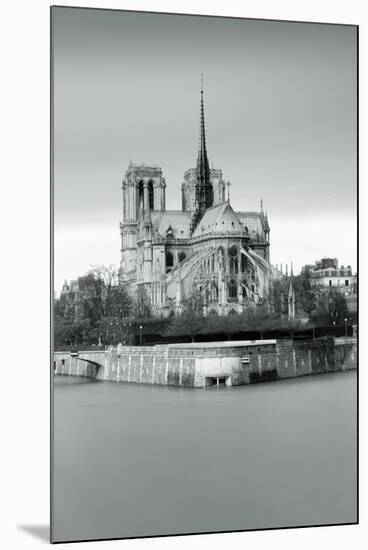 Notre Dame Cathedral on the River Seine, Paris, Ile De France, France, Europe-Markus Lange-Mounted Photographic Print