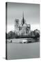 Notre Dame Cathedral on the River Seine, Paris, Ile De France, France, Europe-Markus Lange-Stretched Canvas
