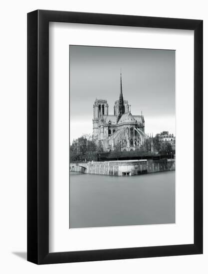 Notre Dame Cathedral on the River Seine, Paris, Ile De France, France, Europe-Markus Lange-Framed Photographic Print