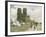 Notre Dame Cathedral, Paris, 1888-Childe Hassam-Framed Premium Giclee Print