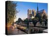 Notre Dame Cathedral, Paris, France-Peter Adams-Stretched Canvas