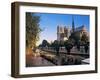 Notre Dame Cathedral, Paris, France-Peter Adams-Framed Photographic Print