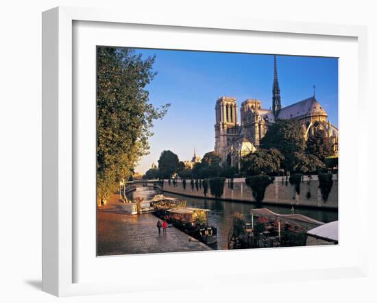 Notre Dame Cathedral, Paris, France-Peter Adams-Framed Photographic Print