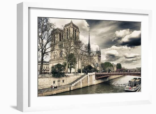 Notre Dame Cathedral - Paris - France-Philippe Hugonnard-Framed Photographic Print