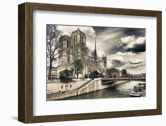 Notre Dame Cathedral - Paris - France-Philippe Hugonnard-Framed Photographic Print