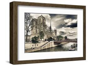 Notre Dame Cathedral - Paris - France-Philippe Hugonnard-Framed Photographic Print