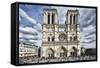 Notre Dame Cathedral - Paris - France-Philippe Hugonnard-Framed Stretched Canvas