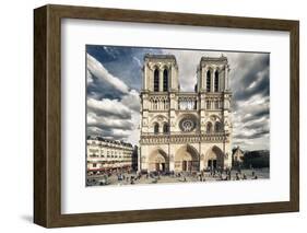 Notre Dame Cathedral - Paris - France-Philippe Hugonnard-Framed Photographic Print