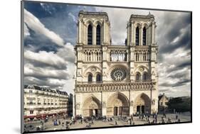 Notre Dame Cathedral - Paris - France-Philippe Hugonnard-Mounted Photographic Print