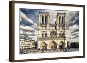 Notre Dame Cathedral - Paris - France-Philippe Hugonnard-Framed Photographic Print