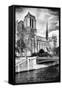 Notre Dame Cathedral - Paris - France-Philippe Hugonnard-Framed Stretched Canvas