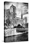 Notre Dame Cathedral - Paris - France-Philippe Hugonnard-Stretched Canvas