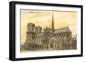 Notre Dame Cathedral, Paris, France-null-Framed Art Print