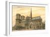 Notre Dame Cathedral, Paris, France-null-Framed Art Print