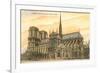 Notre Dame Cathedral, Paris, France-null-Framed Art Print