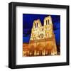 Notre Dame Cathedral Paris-null-Framed Art Print