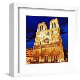 Notre Dame Cathedral Paris-null-Framed Art Print