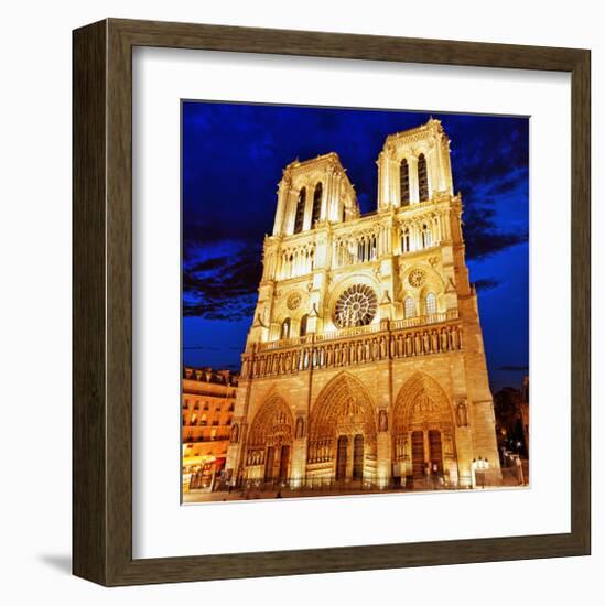 Notre Dame Cathedral Paris-null-Framed Art Print