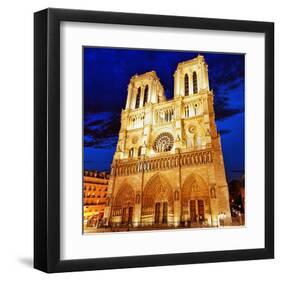 Notre Dame Cathedral Paris-null-Framed Art Print