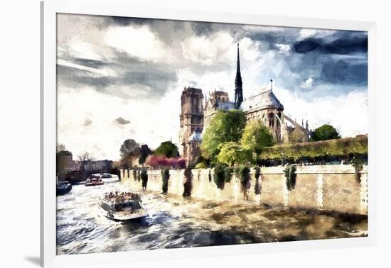 Notre Dame Cathedral Paris-Philippe Hugonnard-Framed Giclee Print