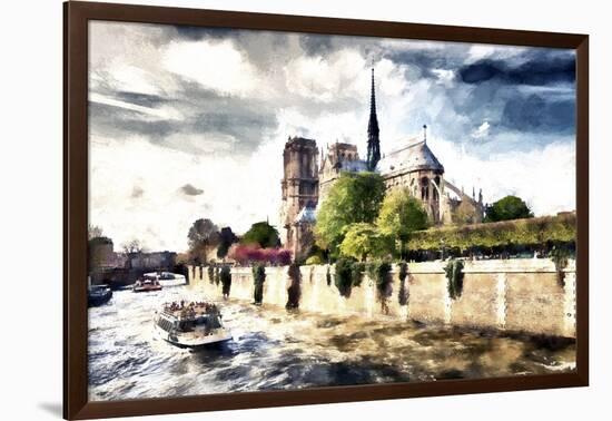 Notre Dame Cathedral Paris-Philippe Hugonnard-Framed Giclee Print