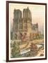 Notre Dame Cathedral, Paris-null-Framed Art Print