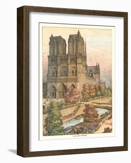 Notre Dame Cathedral, Paris-null-Framed Art Print