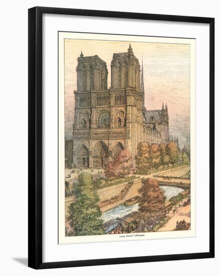 Notre Dame Cathedral, Paris-null-Framed Art Print