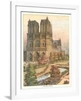 Notre Dame Cathedral, Paris-null-Framed Art Print