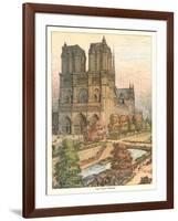 Notre Dame Cathedral, Paris-null-Framed Art Print