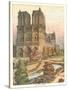 Notre Dame Cathedral, Paris-null-Stretched Canvas