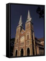 Notre Dame Cathedral, Saigon, Vietnam-Keren Su-Framed Stretched Canvas