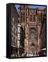 Notre Dame Cathedral, Strasbourg, Alsace, France, Europe-Richardson Peter-Framed Stretched Canvas