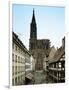 Notre Dame Cathedral, Strasbourg, Begun in Romanesque Style in 1015, Gothic Building, 1176-1439-null-Framed Giclee Print