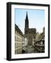 Notre Dame Cathedral, Strasbourg, Begun in Romanesque Style in 1015, Gothic Building, 1176-1439-null-Framed Giclee Print