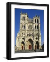 Notre Dame Cathedral, UNESCO World Heritage Site, Amiens, Picardy, France, Europe-Stuart Black-Framed Photographic Print