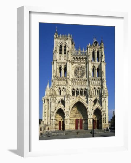 Notre Dame Cathedral, UNESCO World Heritage Site, Amiens, Picardy, France, Europe-Stuart Black-Framed Photographic Print