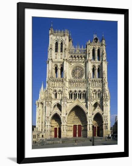 Notre Dame Cathedral, UNESCO World Heritage Site, Amiens, Picardy, France, Europe-Stuart Black-Framed Photographic Print