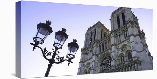Notre Dame Cathedral, UNESCO World Heritage Site, Paris, France, Europe-Hans-Peter Merten-Stretched Canvas