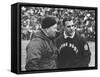 Notre Dame Coach Ara Parseghian-John Dominis-Framed Stretched Canvas