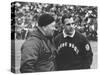 Notre Dame Coach Ara Parseghian-John Dominis-Stretched Canvas