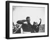 Notre Dame Coaches John Ray and Ara Parseghian-John Dominis-Framed Photographic Print